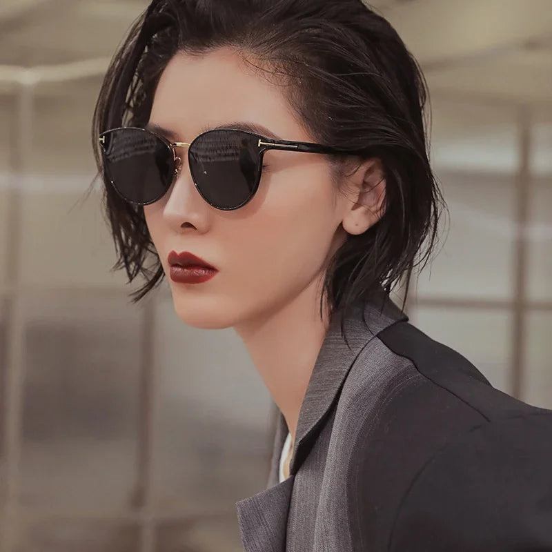 2025 GCV Polarized Lady Sunglasses Cat Eye Fashion Sun Glasses Luxury Woman Female Brand Ultralight Frame Tourism Party Leisu