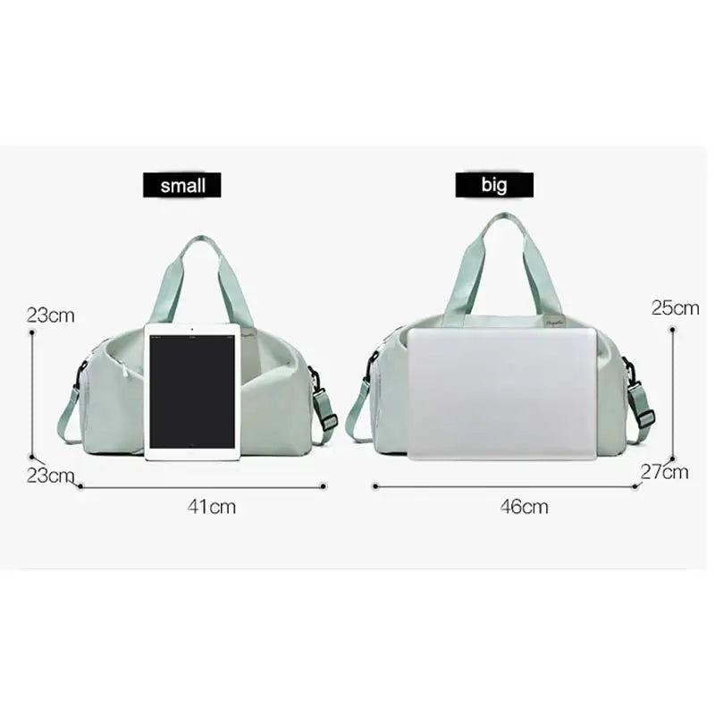 Sports Gym Bag For Women Men Travel Dry Wet Bag Handbag Multifunction Swimming Shoulder Messenger Weekend Fitness Training Bag