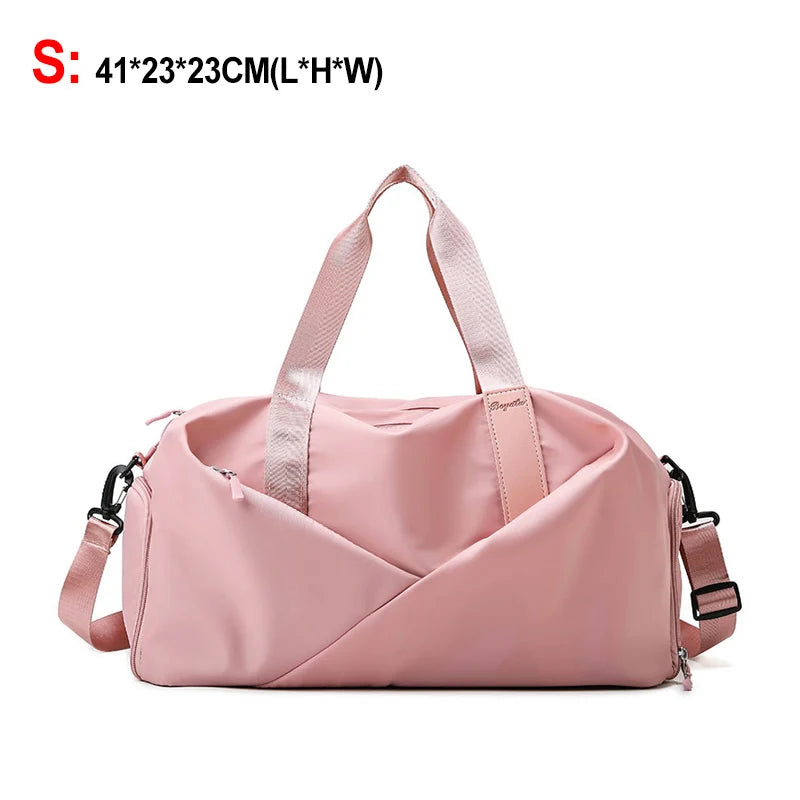 Sports Gym Bag For Women Men Travel Dry Wet Bag Handbag Multifunction Swimming Shoulder Messenger Weekend Fitness Training Bag