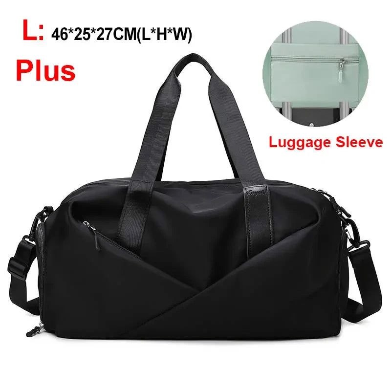 Sports Gym Bag For Women Men Travel Dry Wet Bag Handbag Multifunction Swimming Shoulder Messenger Weekend Fitness Training Bag