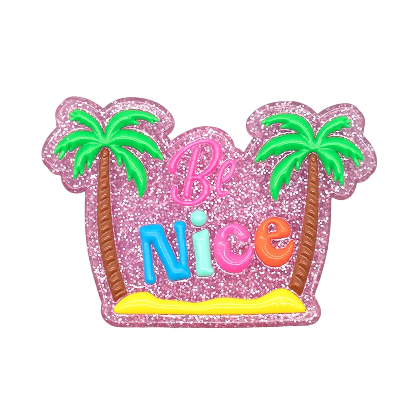 1/7PCS Pink Heart Bow Bag Charm Decoration,Summer Casual Style Handbag Accessories,Pink Flower Fiddle  Hat Charms for Bags