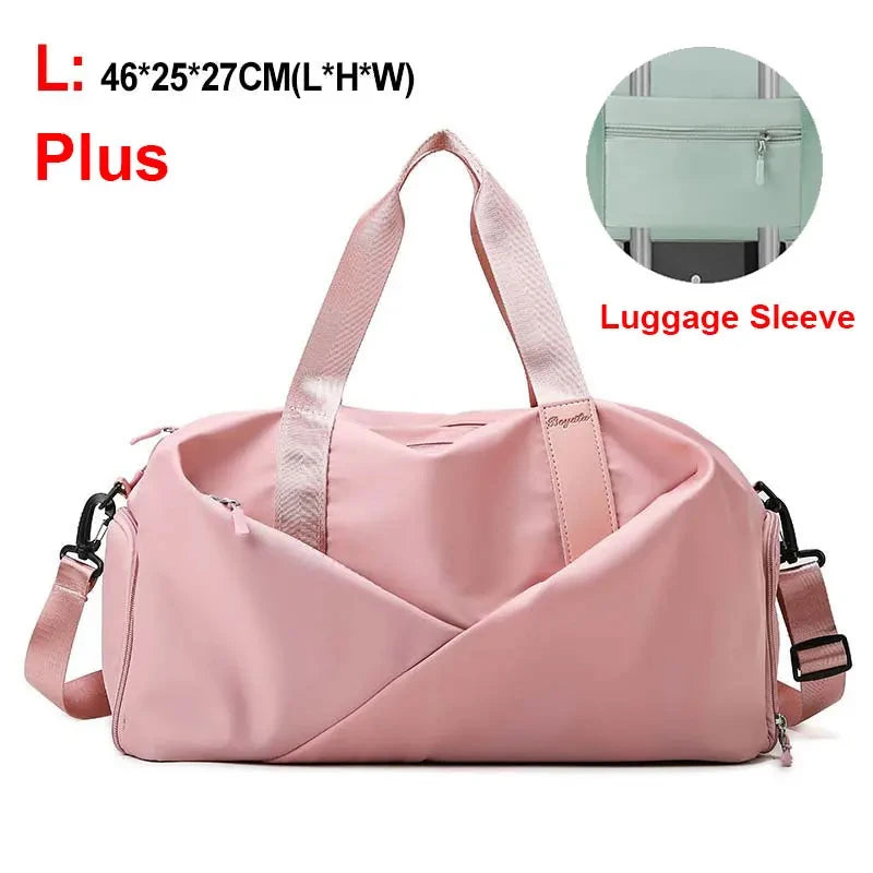 Sports Gym Bag For Women Men Travel Dry Wet Bag Handbag Multifunction Swimming Shoulder Messenger Weekend Fitness Training Bag